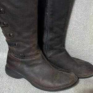 Stylish Dark Brown Women's Boots by Merrill